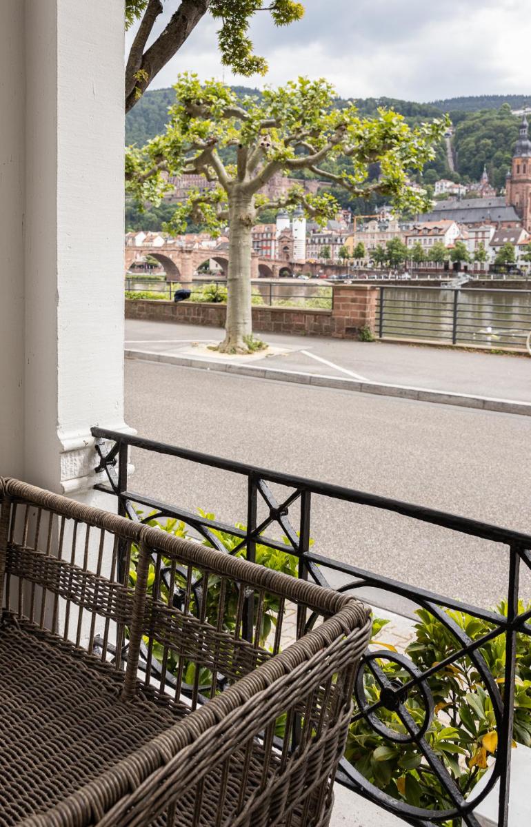 Ein Balkon oder eine Terrasse in der Unterkunft House of Hütter- Heidelberg Suites Boutique
