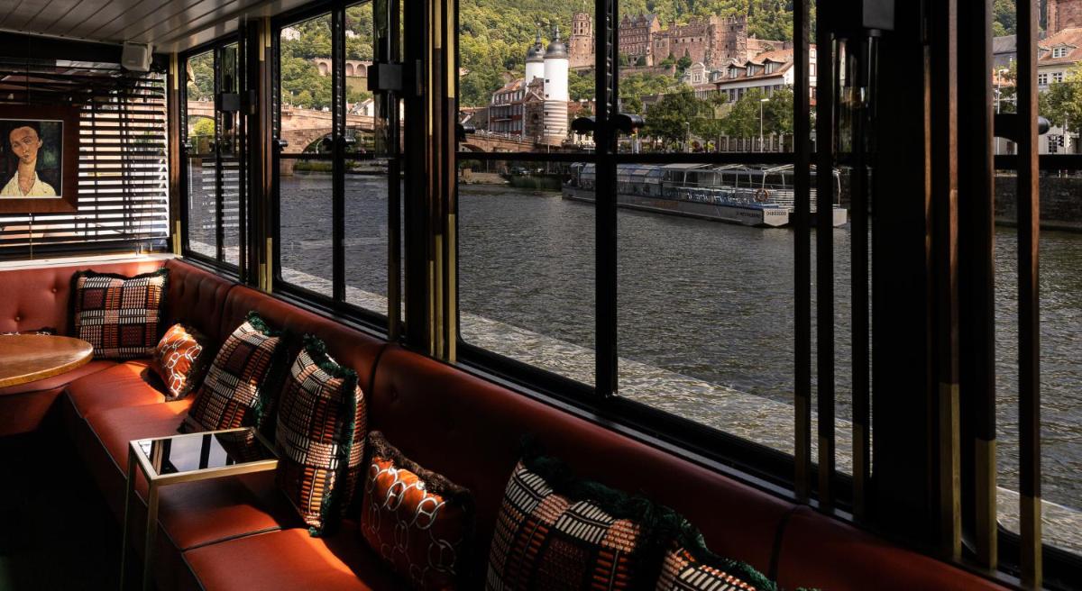 Ein Sitzbereich in der Unterkunft House of Hütter- Heidelberg Suites Boutique