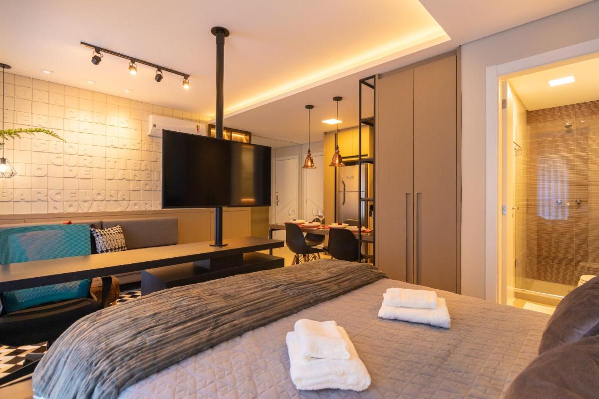 Luxuoso Apto Em Frente Ao Shopping Curitiba - Piscina, Academia e Sauna - Housity
