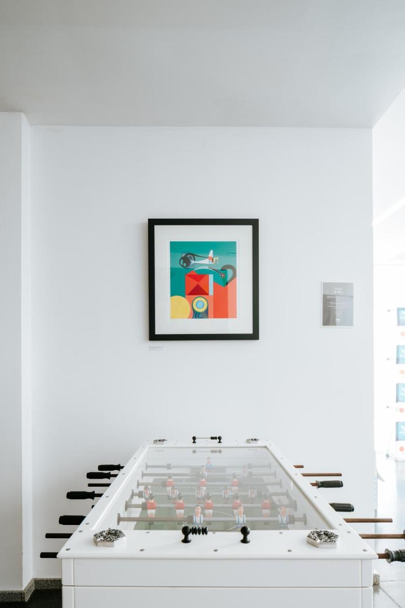 A sala de jogos em Boticas Hotel Art & SPA