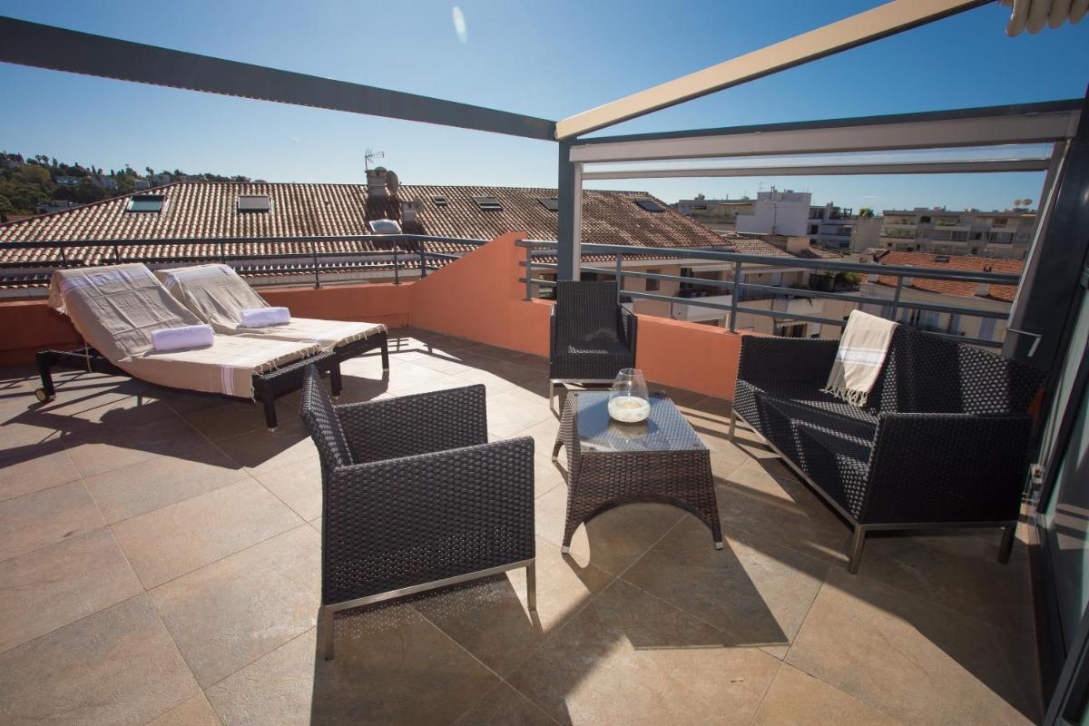 Balcon ou terrasse dans l'établissement Eden Hotel & Spa