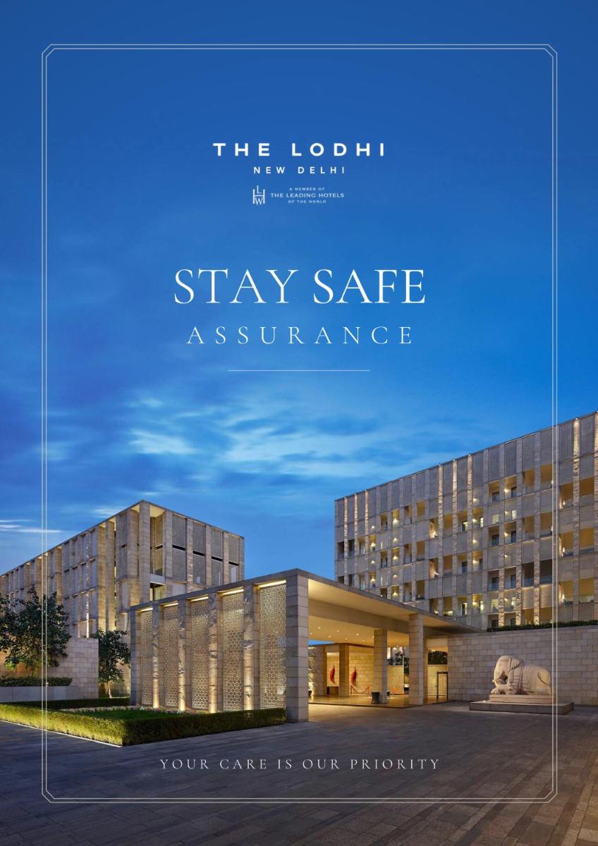 a rendering of the hotel stay safe assurance building at The Lodhi – A member of The Leading Hotels Of The World in New Delhi