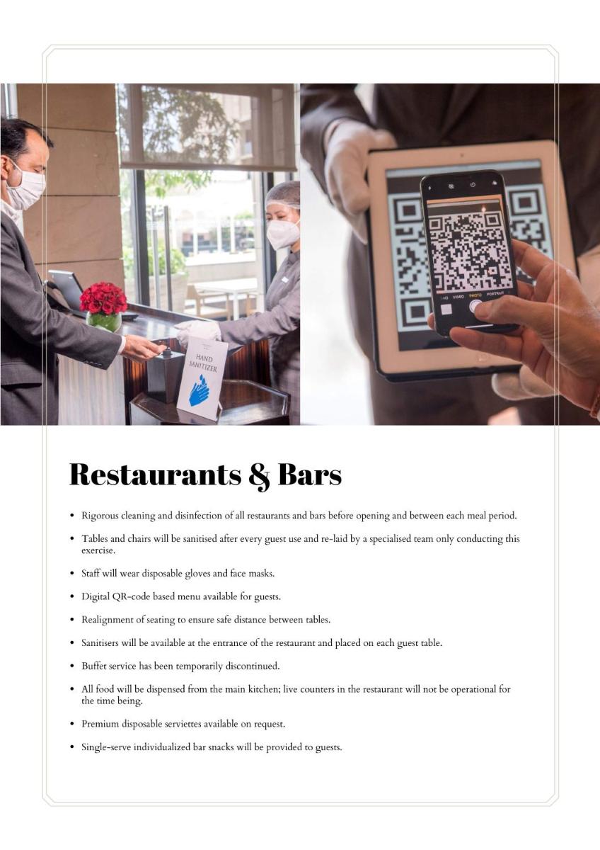 a picture of a person holding a cell phone at The Lodhi – A member of The Leading Hotels Of The World in New Delhi