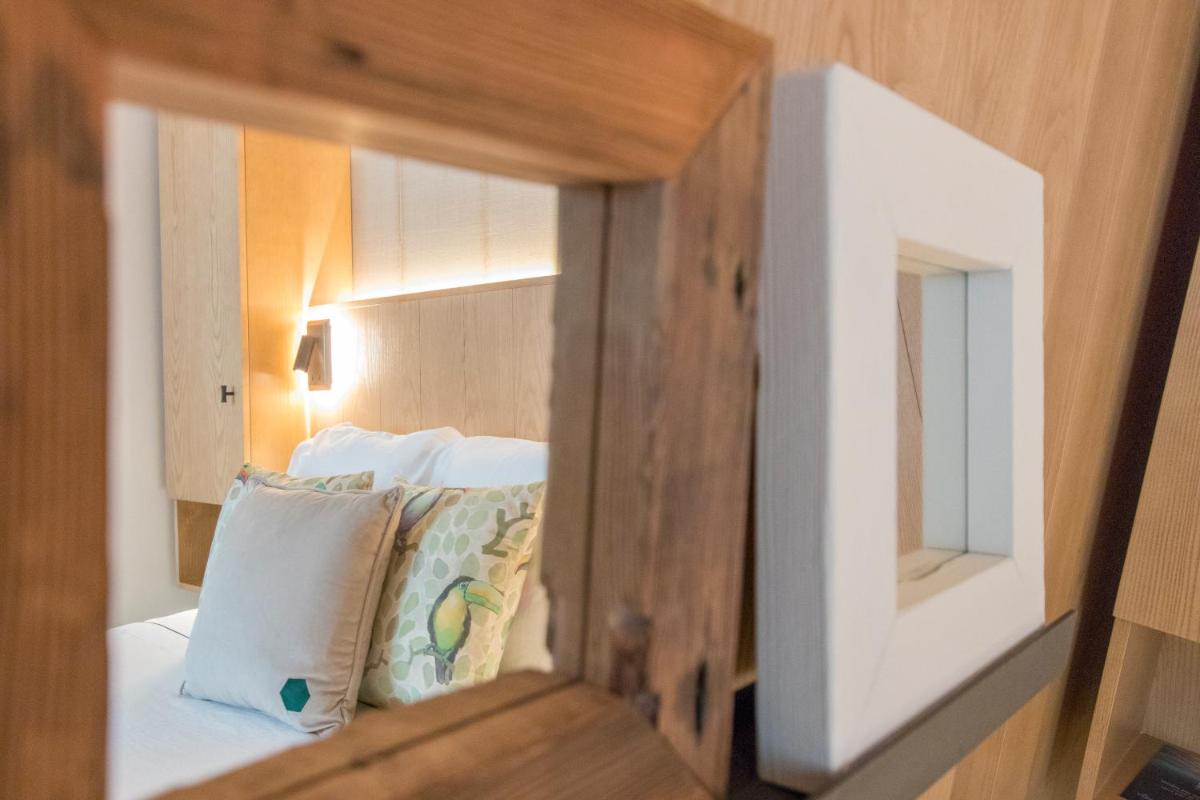 Cama o camas de una habitación en Boutique Hotel Sant Roc & Spa