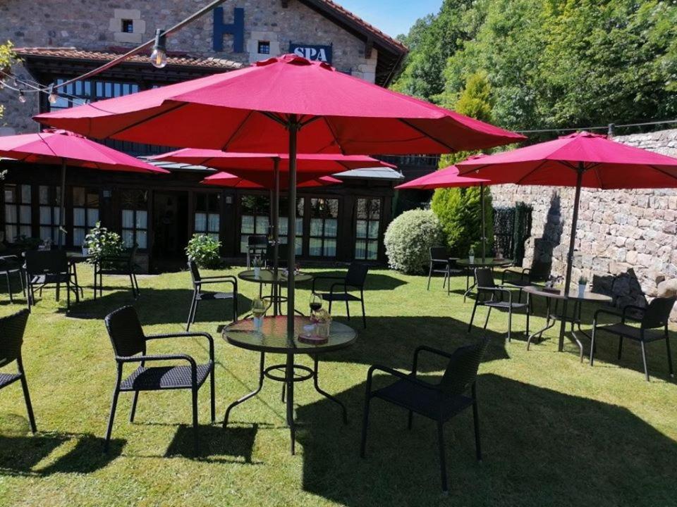 Jardín al aire libre en Hotel Spa Casona La Hondonada