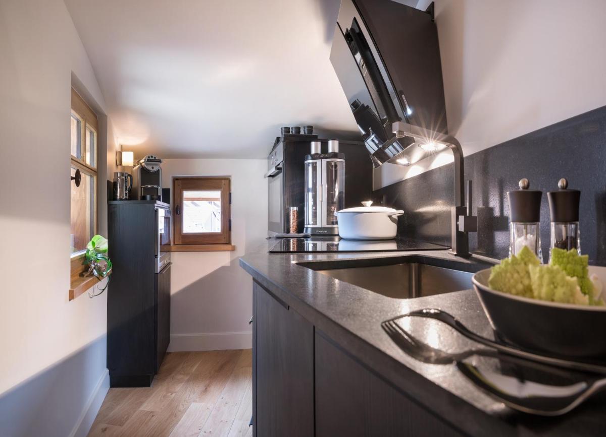 Cuisine ou kitchenette dans l'établissement Les Loges Annecy Vieille Ville