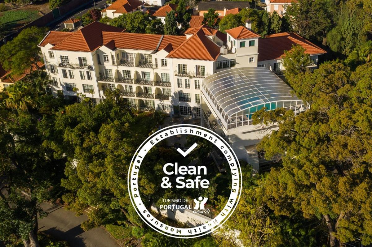 O edifício onde o hotel está situado