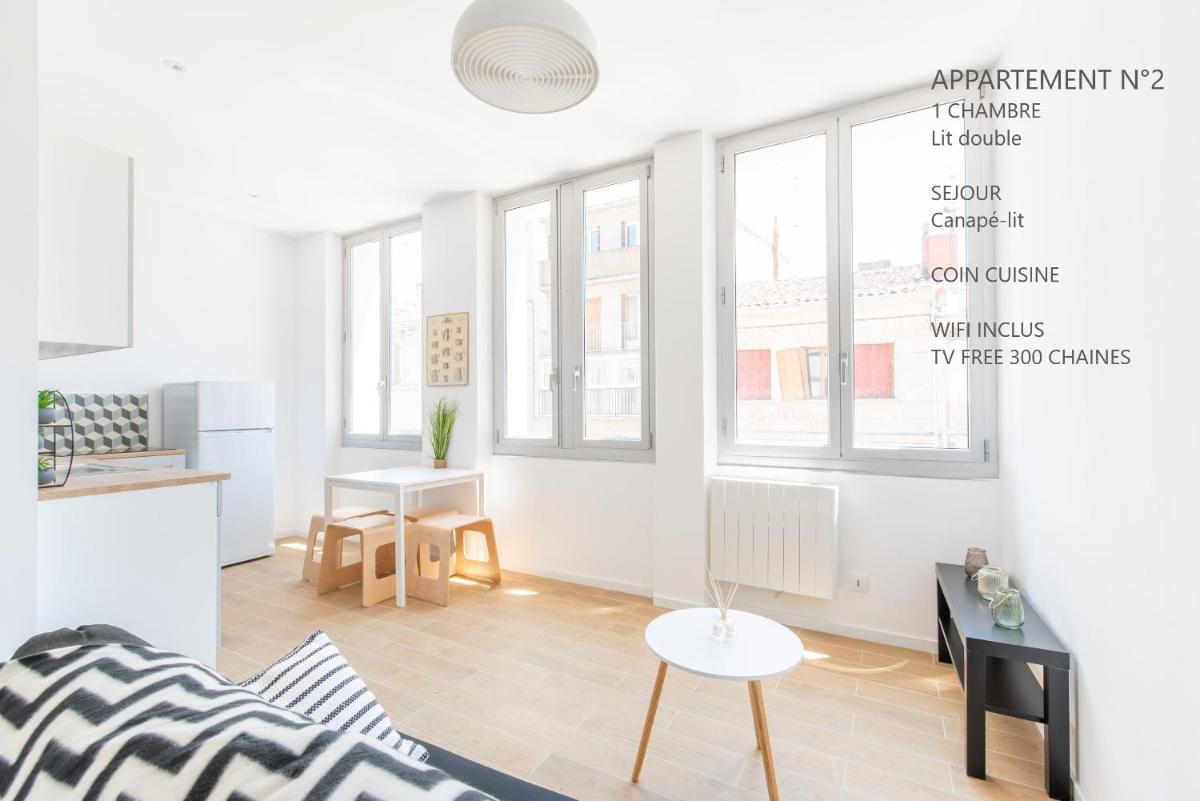 Le Cosy Blancarde -Appartement 1 chambre 4 pers- Clim Parking - Housity
