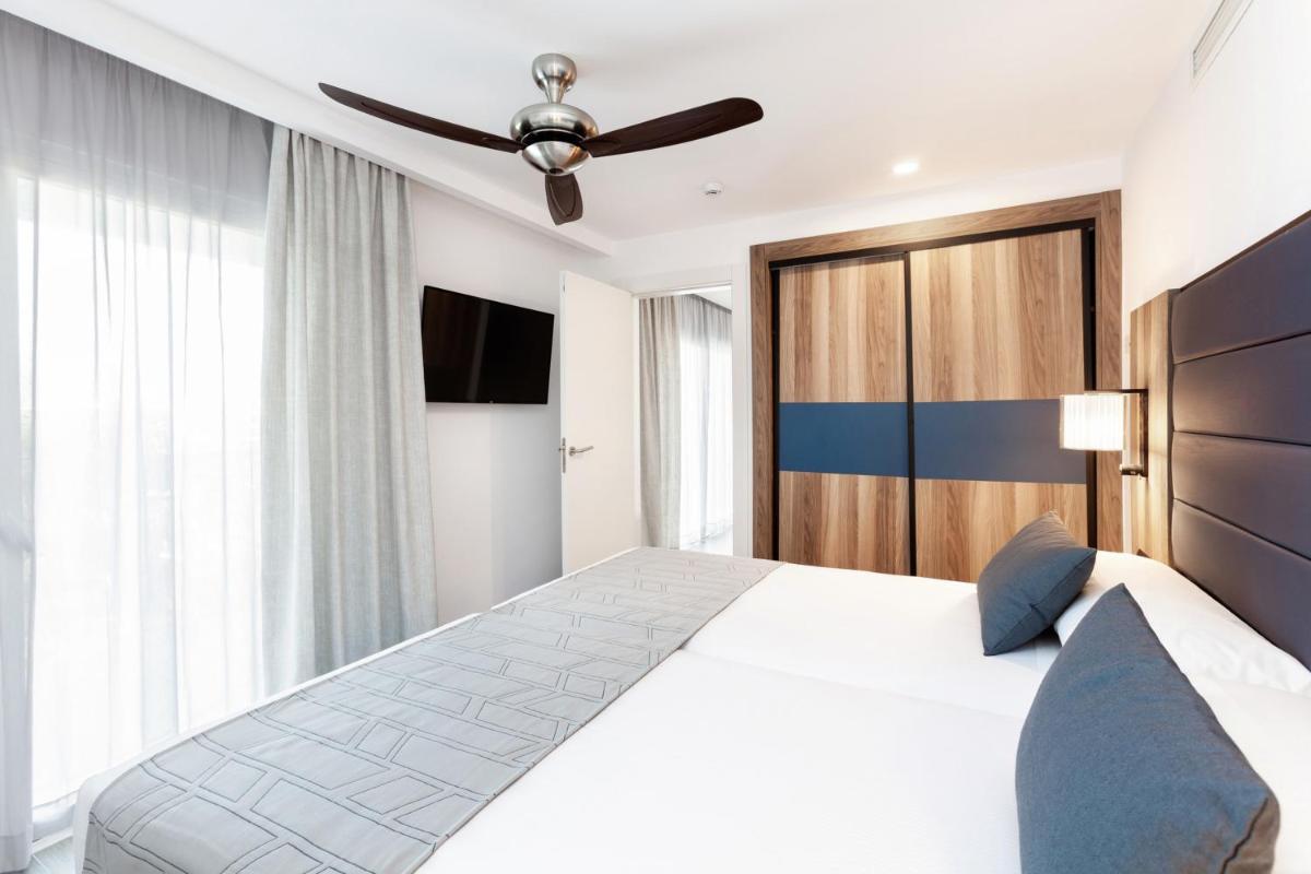 Cama o camas de una habitación en Hotel Riu Palace Oasis