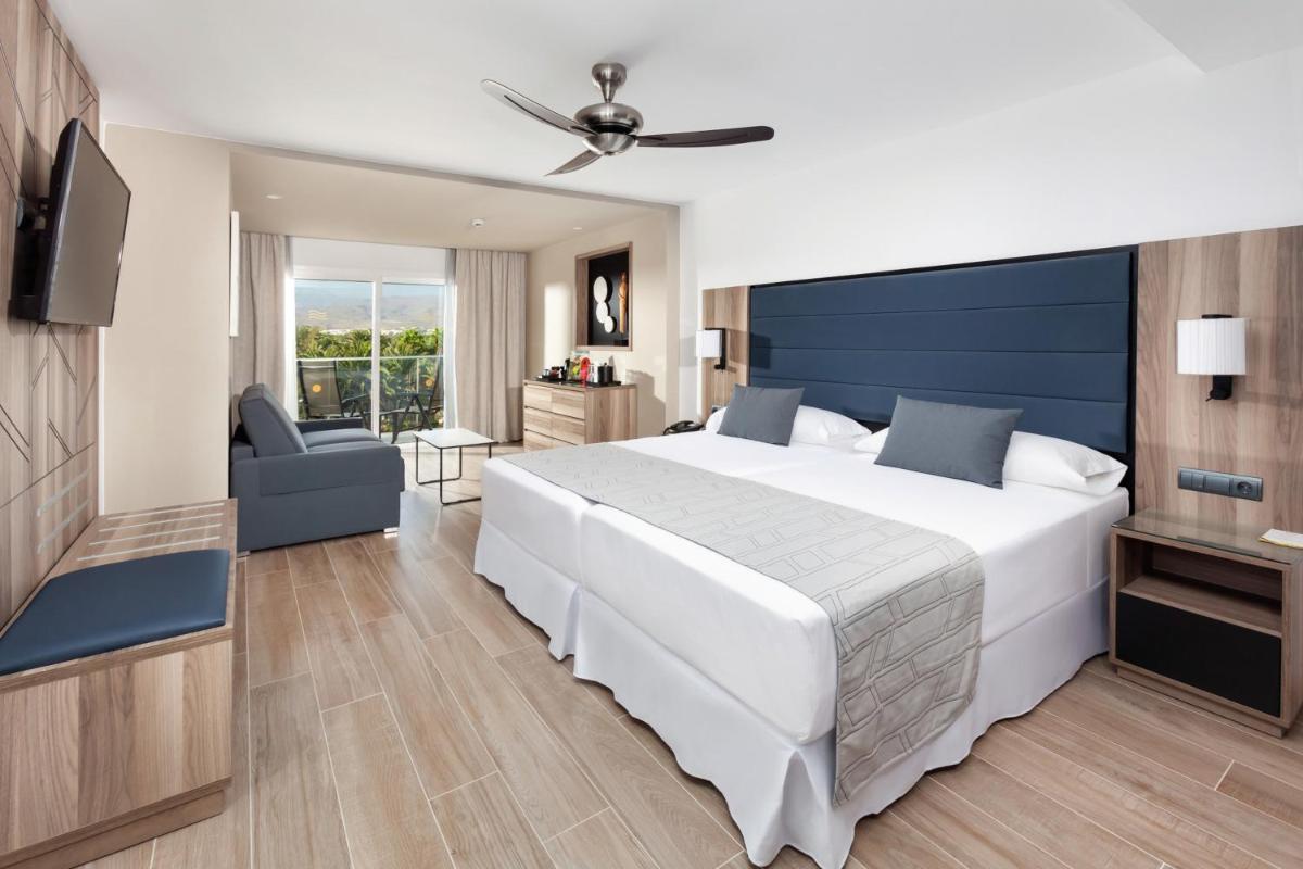 Cama o camas de una habitación en Hotel Riu Palace Oasis