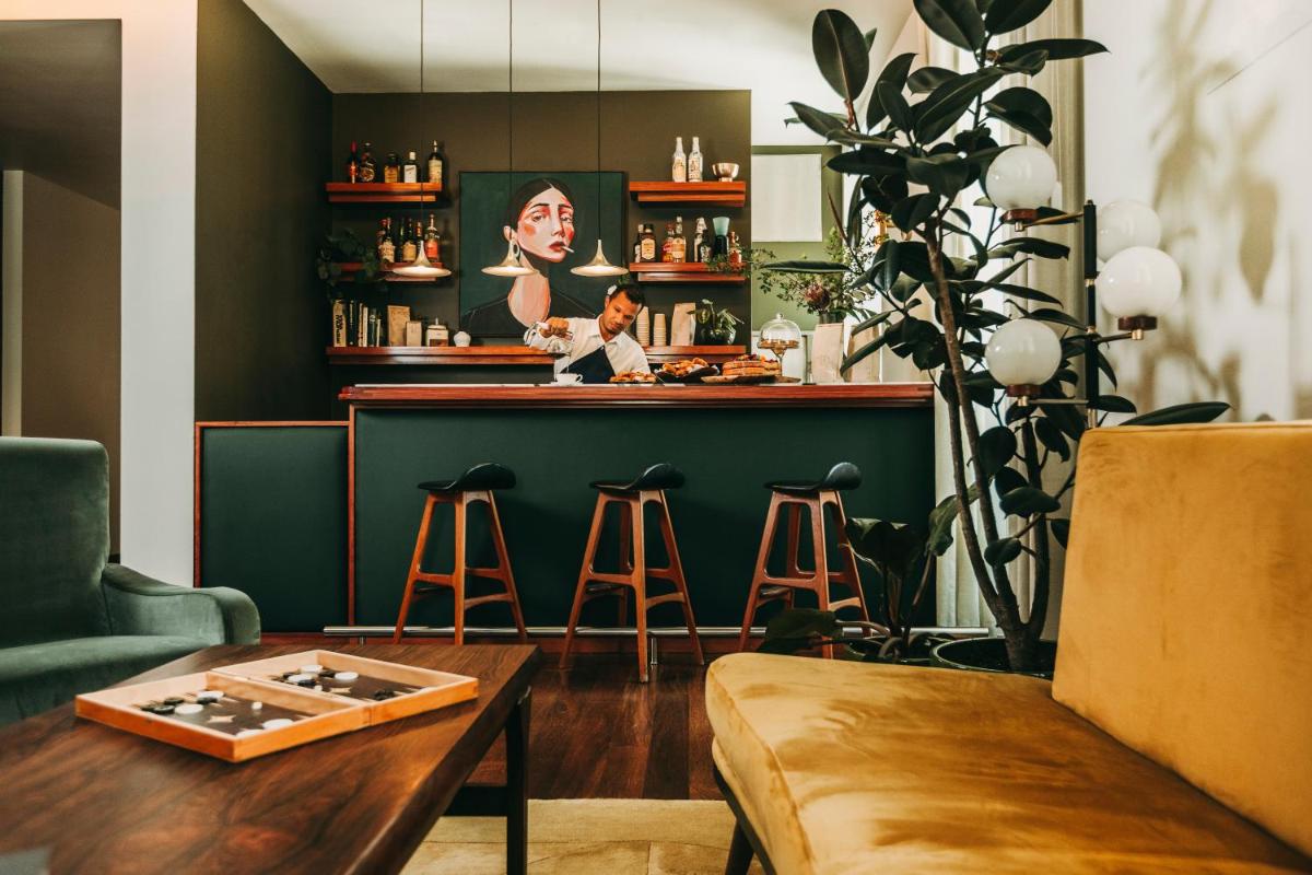 Uma área de estar em The Vintage Hotel & Spa Lisbon