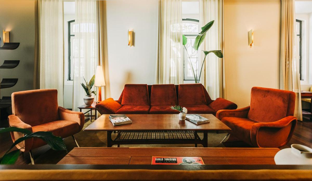 Uma área de estar em The Vintage Hotel & Spa Lisbon