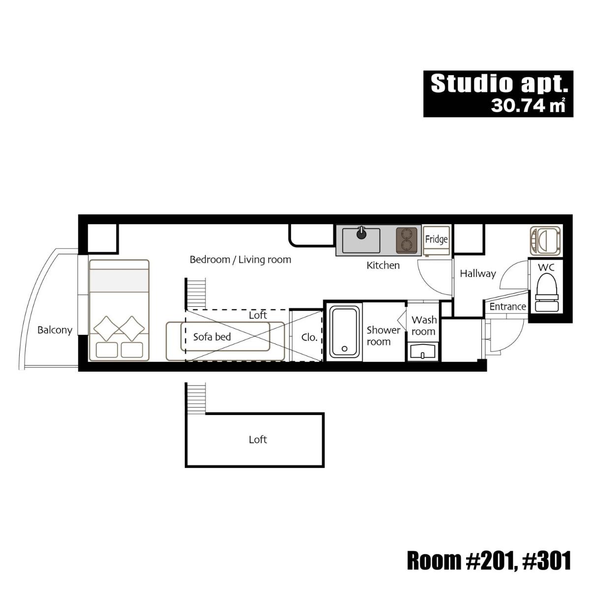 OUCHI HOTEL Higashi-Hiratsuka #201 - Housity