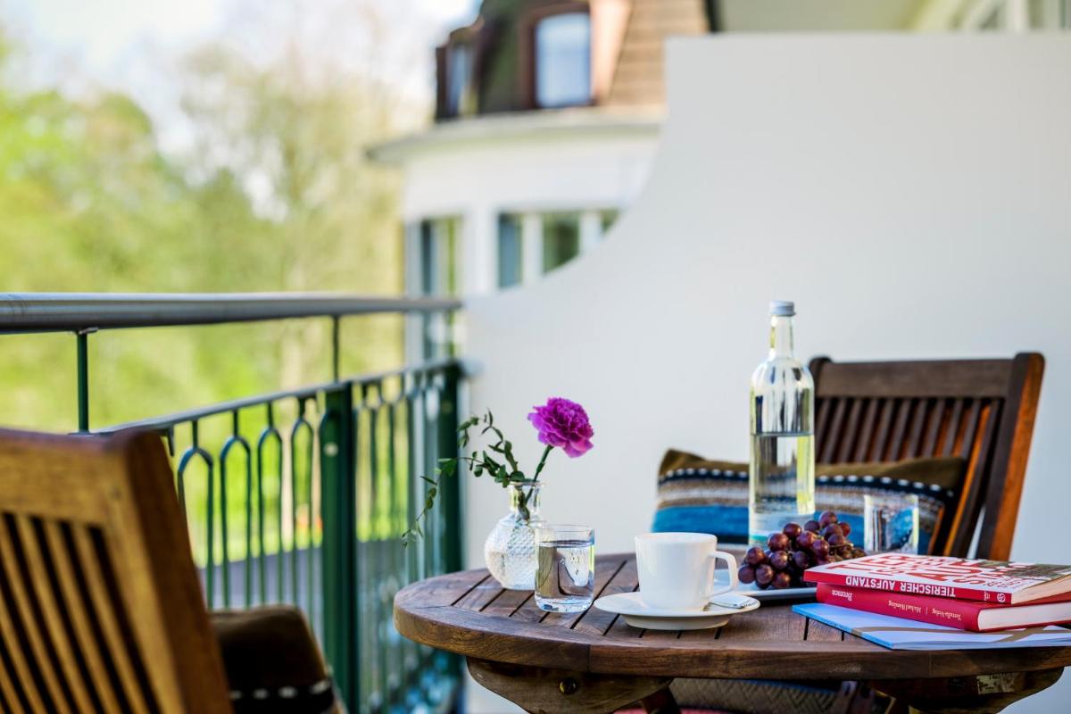 Ein Balkon oder eine Terrasse in der Unterkunft Parkhotel Bremen – ein Mitglied der Hommage Luxury Hotels Collection