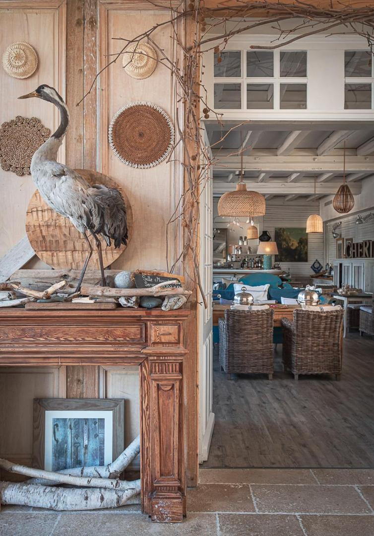 Cuisine ou kitchenette dans l'établissement La Marine de Loire Hôtel & Spa