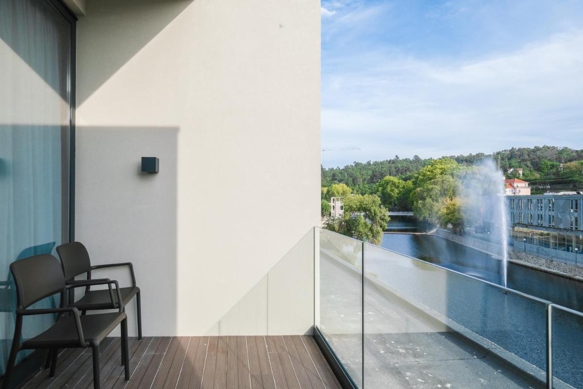Uma varanda ou terraço em Hotel Vouga