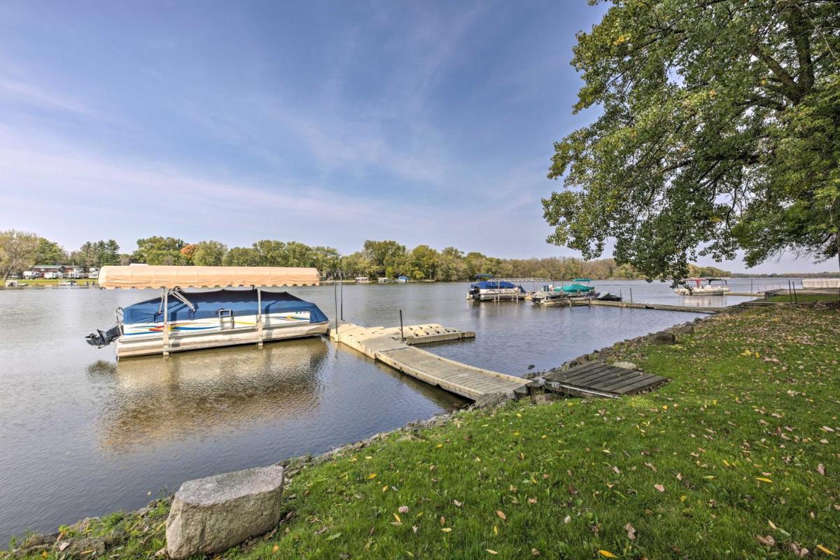 Rock River Waterfront Cabin Dock and Game Room! - Housity