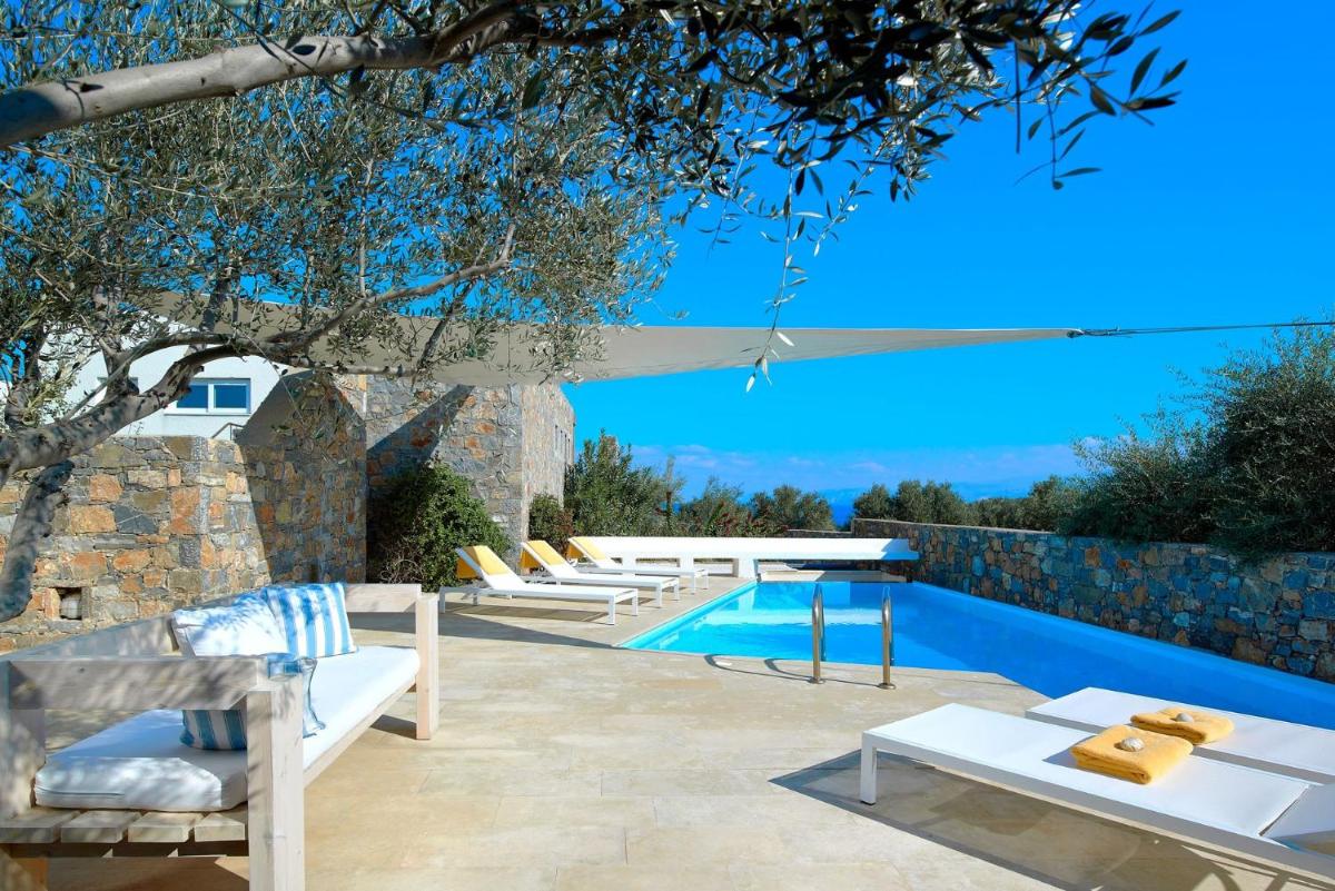 Luxury Crete Villa Olives House Villa Private Pool Sea View 4 BDR Nikolaos - Housity