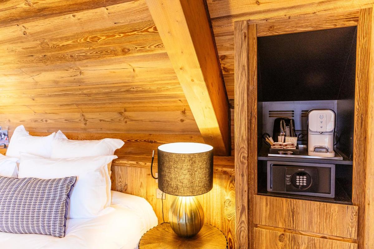 Cuisine ou kitchenette dans l'établissement Hotel Le V de Vaujany