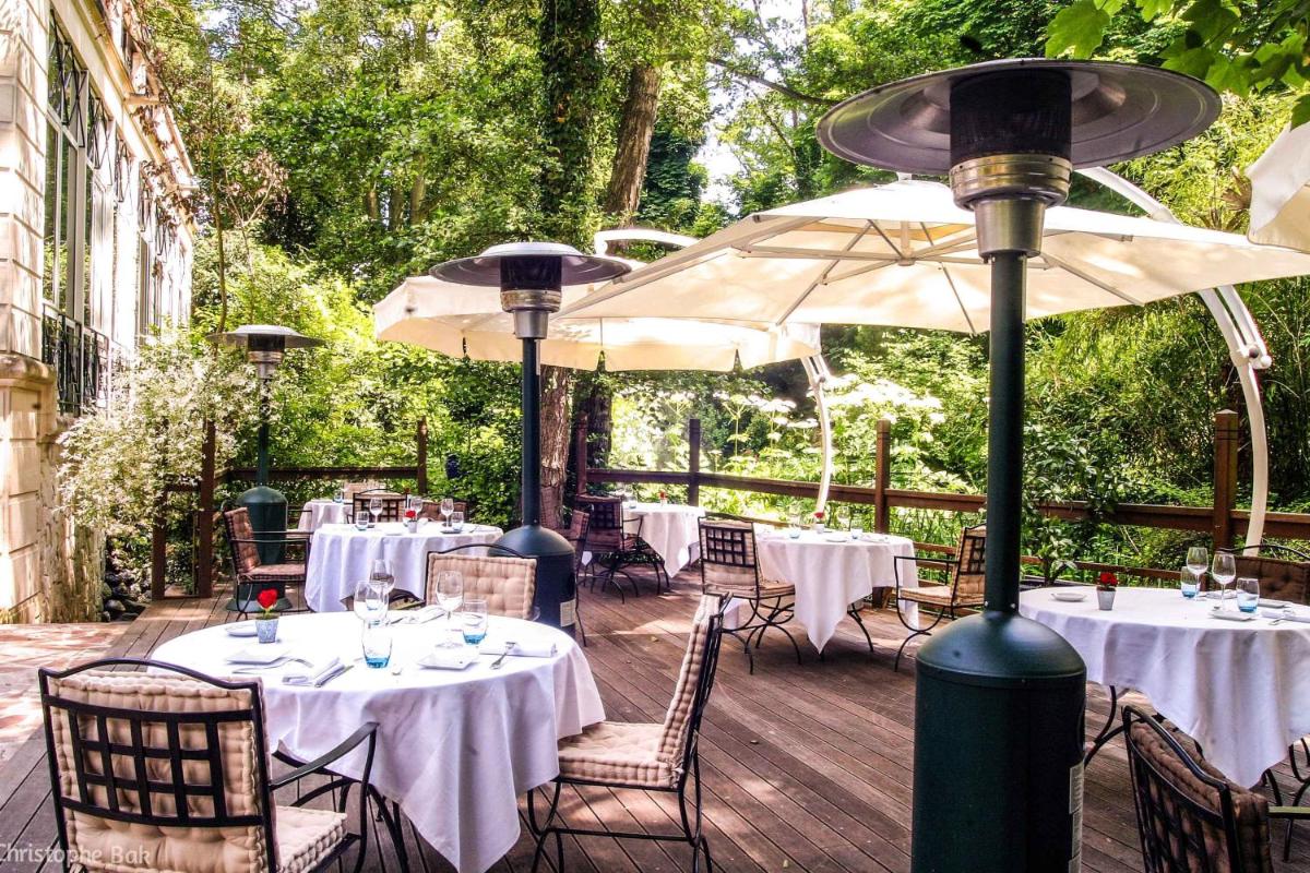 Jardin de l'établissement Les Jardins d'Epicure