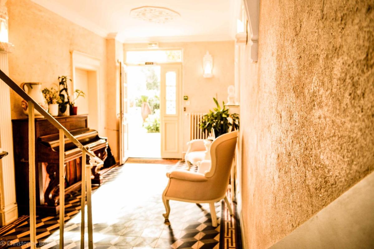 Coin salon dans l'établissement Les Jardins d'Epicure