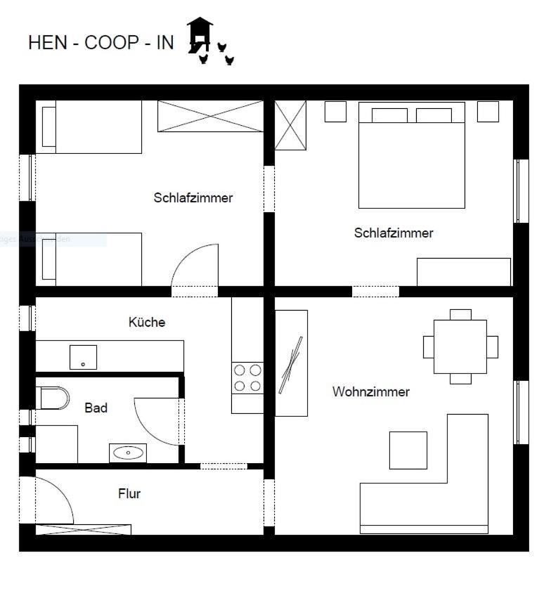 Hen Coop IN complete House mit optionaler Sauna - Housity