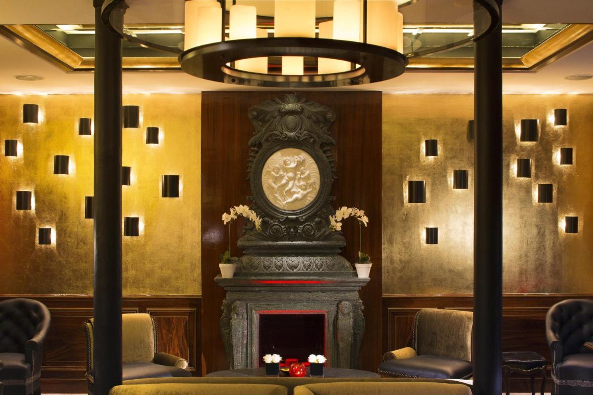 Coin salon dans l'établissement Le Belmont Paris