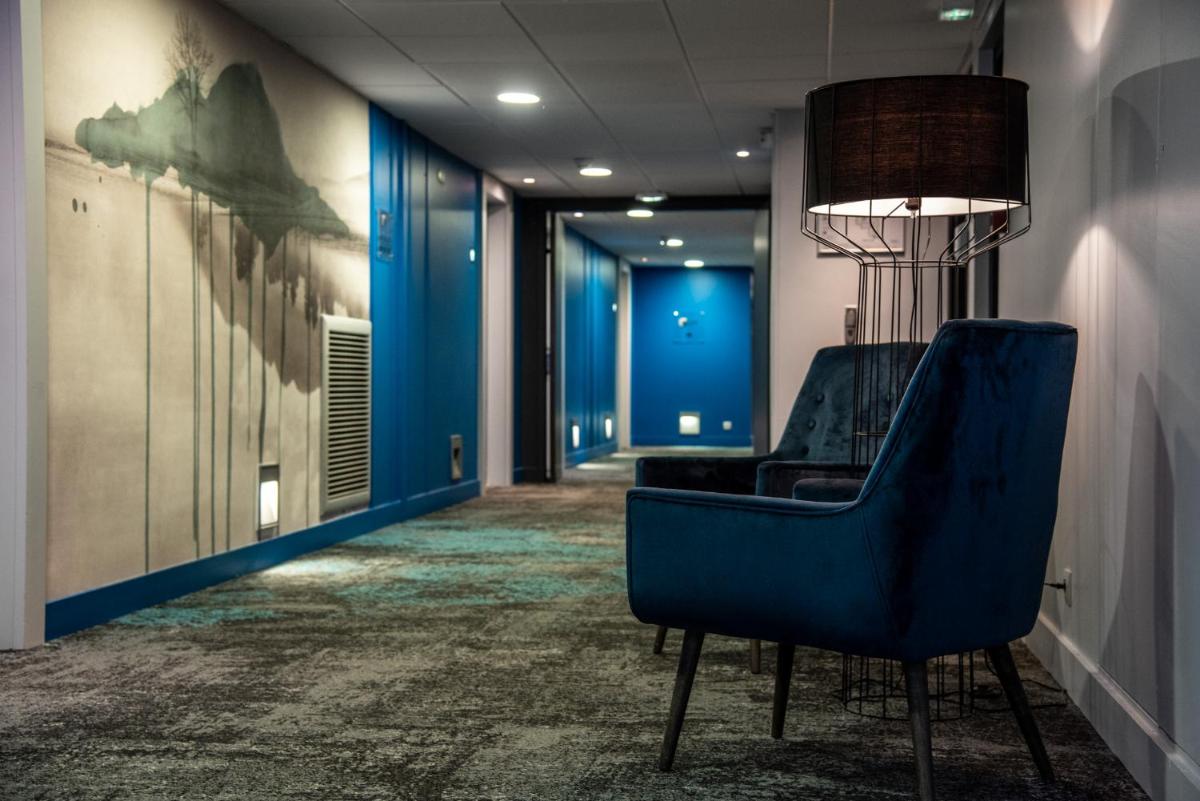 Coin salon dans l'établissement Best Western Aquakub