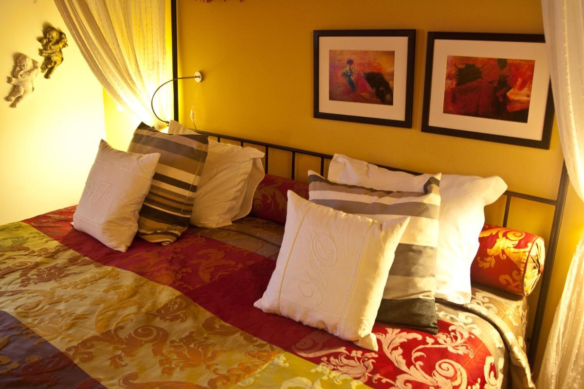 Uma cama ou camas num quarto em Hotel Rural Quinta da Geia