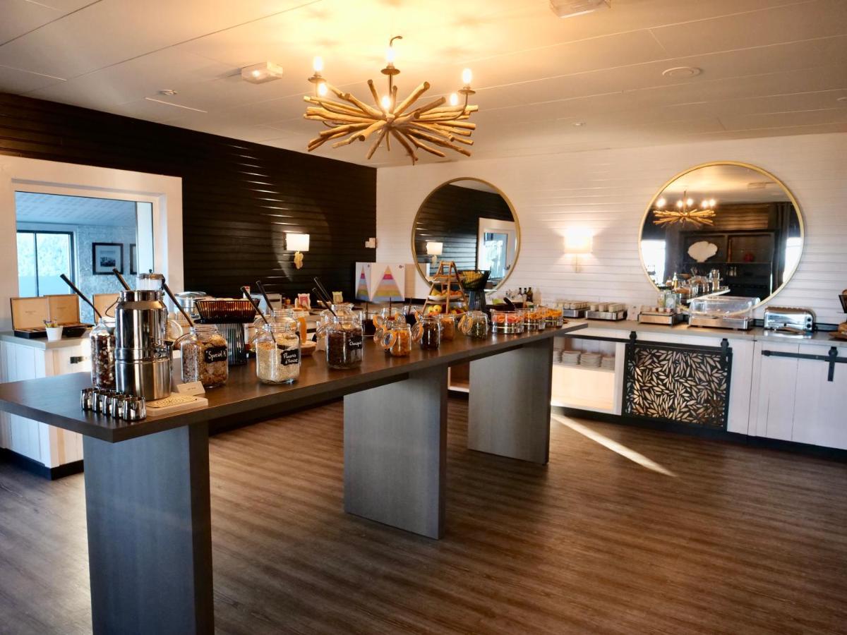 Cuisine ou kitchenette dans l'établissement Hôtel Atalante - Relais Thalasso & Spa