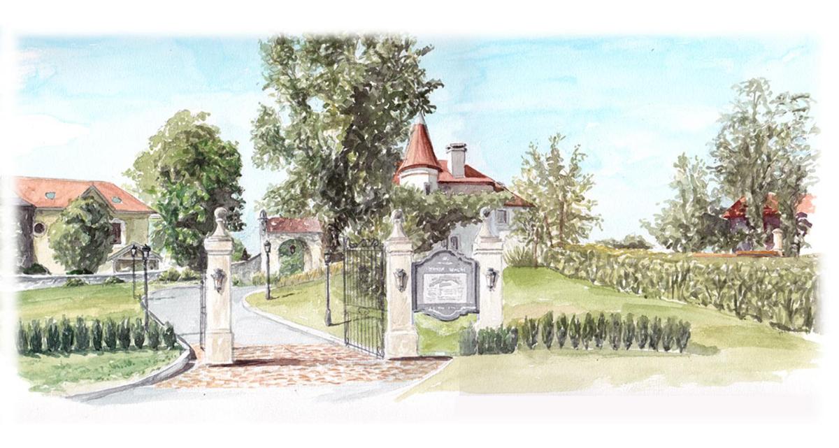 Jardin de l'établissement Château Brachet