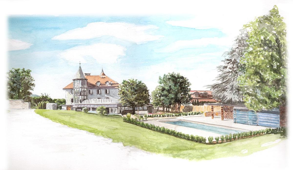 Piscine de l'établissement Château Brachet ou située à proximité