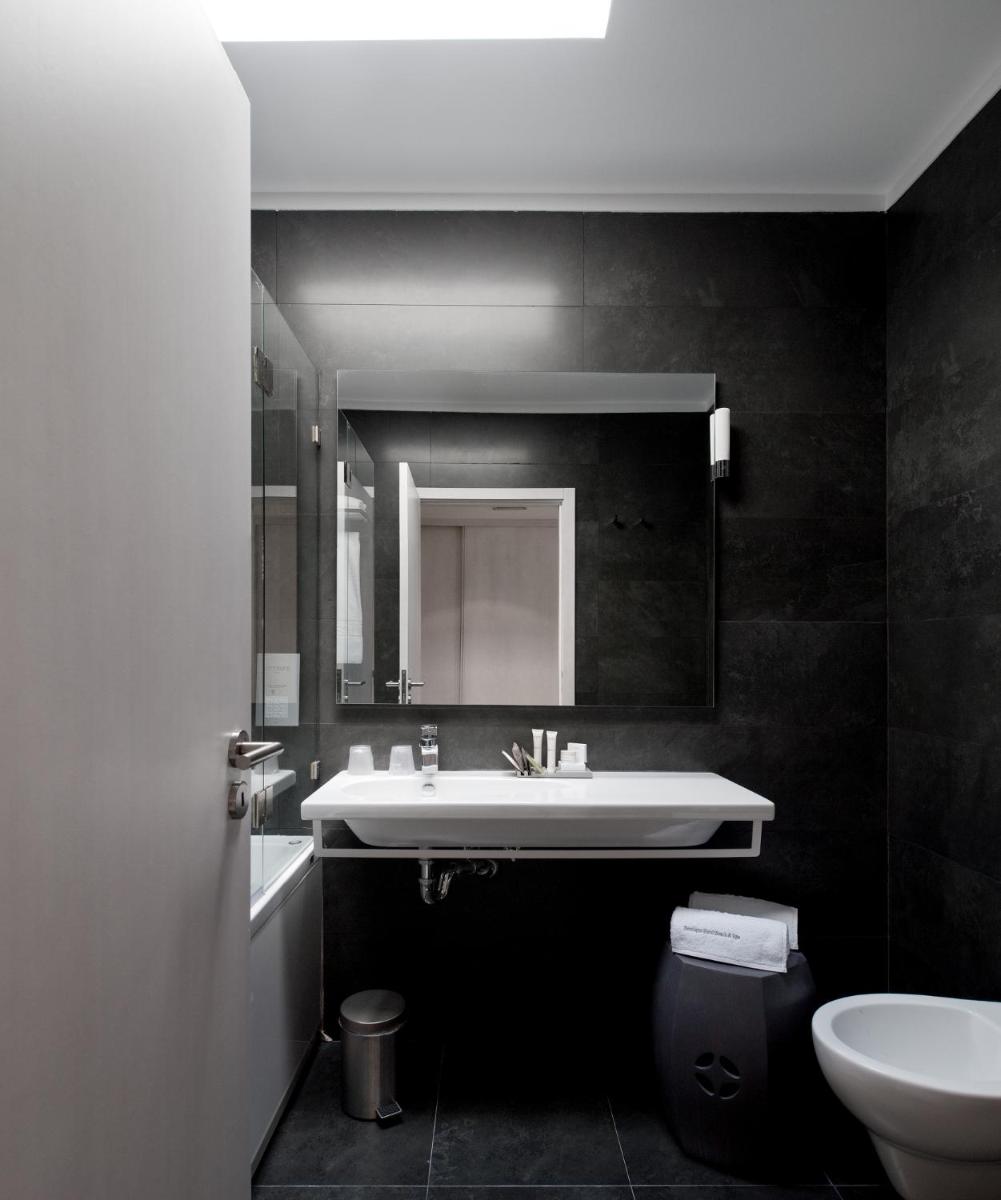 Uma casa de banho em Furadouro Boutique Hotel Beach & SPA