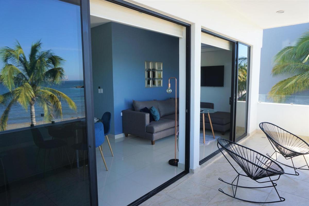 HERMOSO DEPARTAMENTO 2recamaras con vista al mar en el malecón de Mazatlán Pet Friendly - Housity
