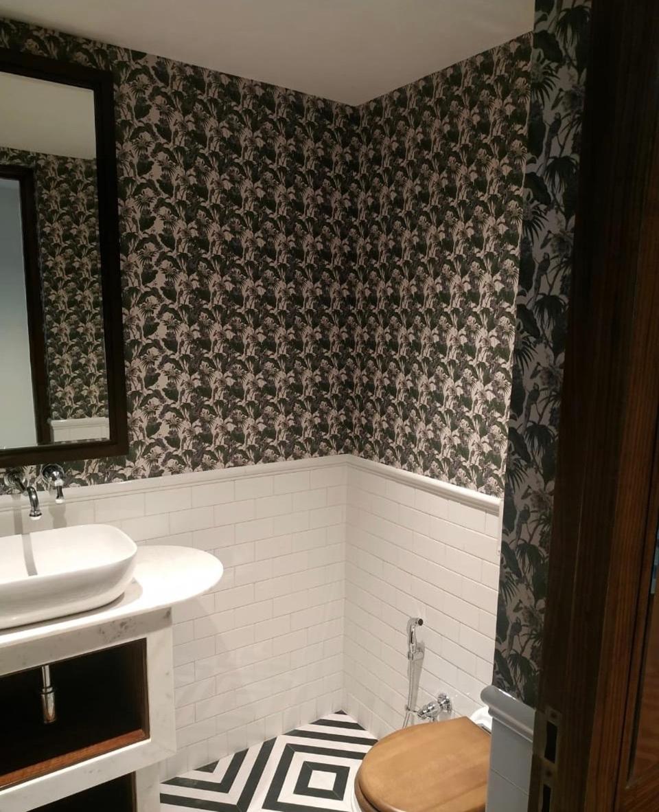 a bathroom with a sink and a toilet at Blue Diamond Pune IHCL SeleQtions in Pune