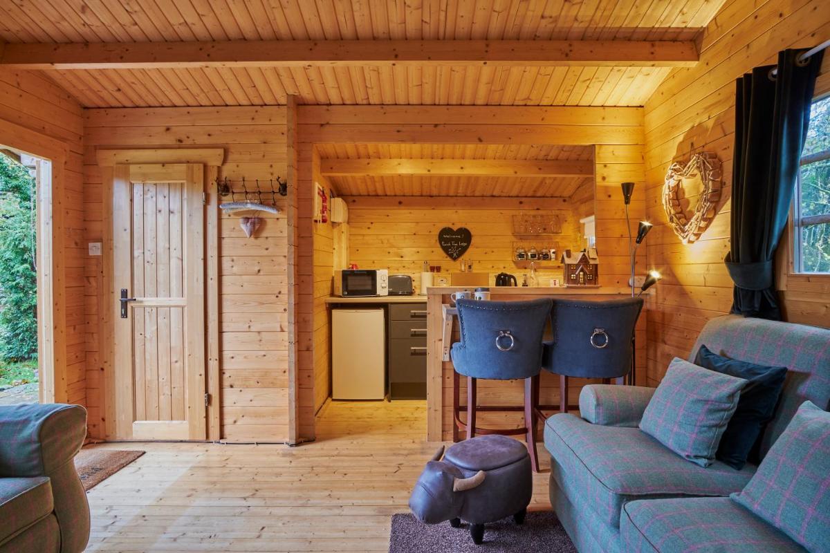 Punch Tree Brown Cabin Wood Hot Tub & Wood Burner - Housity