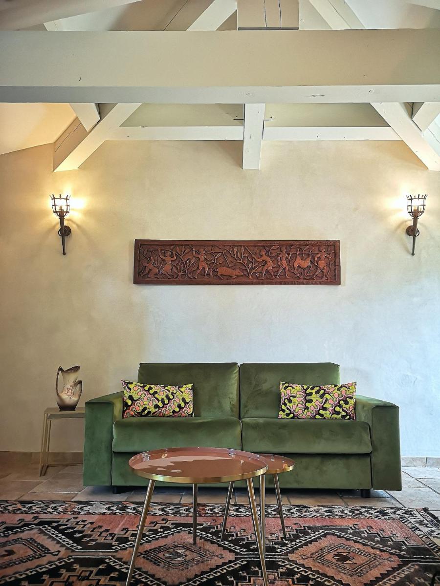 Coin salon dans l'établissement Hôtel La Dimora & Spa