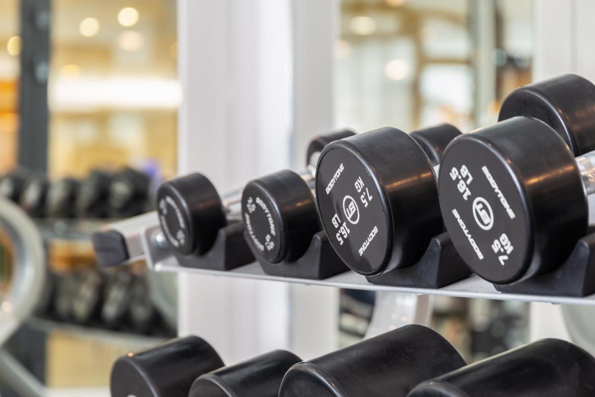 Gimnasio o instalaciones de fitness de Hotel Samos