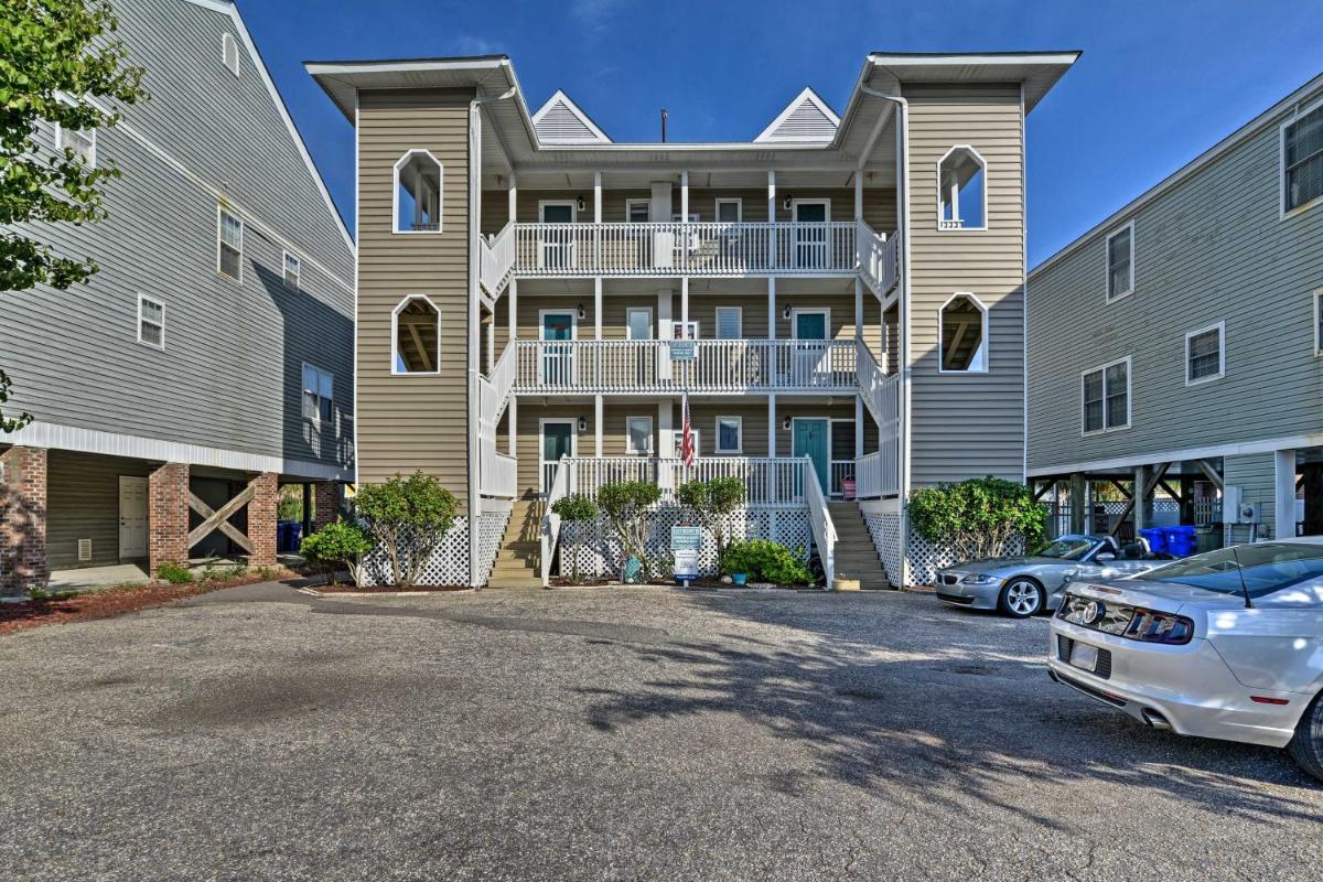Walk to Surfside Beach Studio with Covered Balcony - Housity