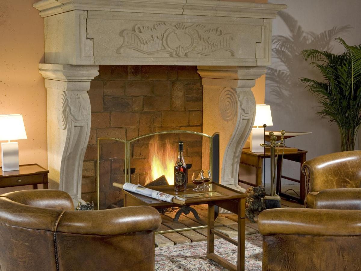 Coin salon dans l'établissement Villa Cécile