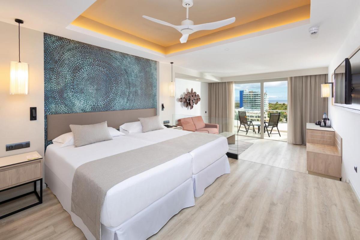 Cama o camas de una habitación en Hotel Riu Palace Jandia