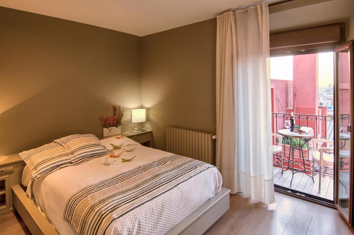 Cama o camas de una habitación en Hotel-Spa Classic Begur