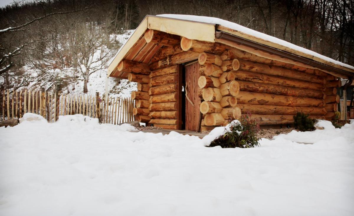 L'établissement Logis Hôtel Restaurant De La Poste et SPA de Montagne en hiver