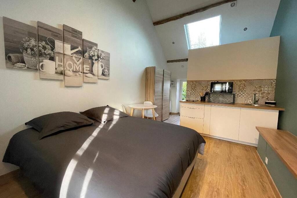 Studio indépendant 2 pers - Châtillon sur Colmont la petite gare - Housity