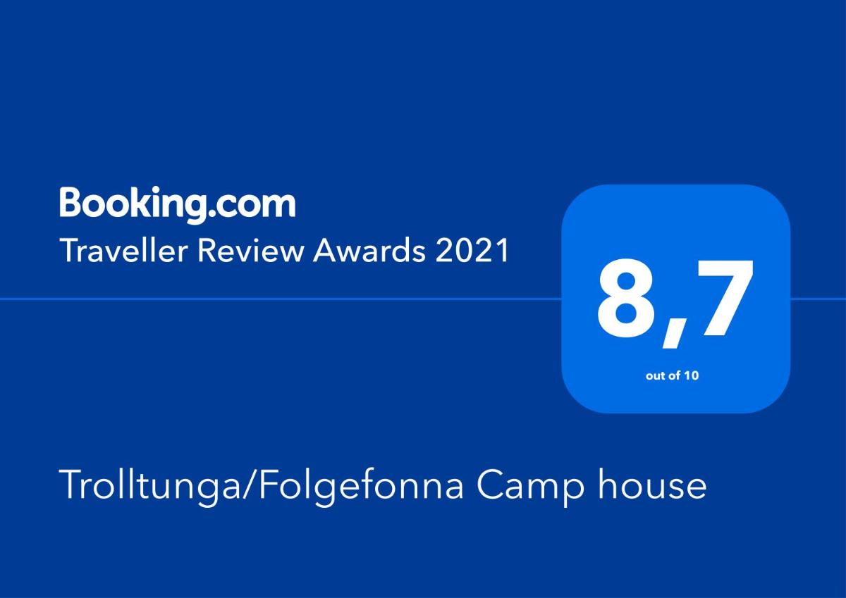 Trolltunga/Folgefonna Camp house - Housity