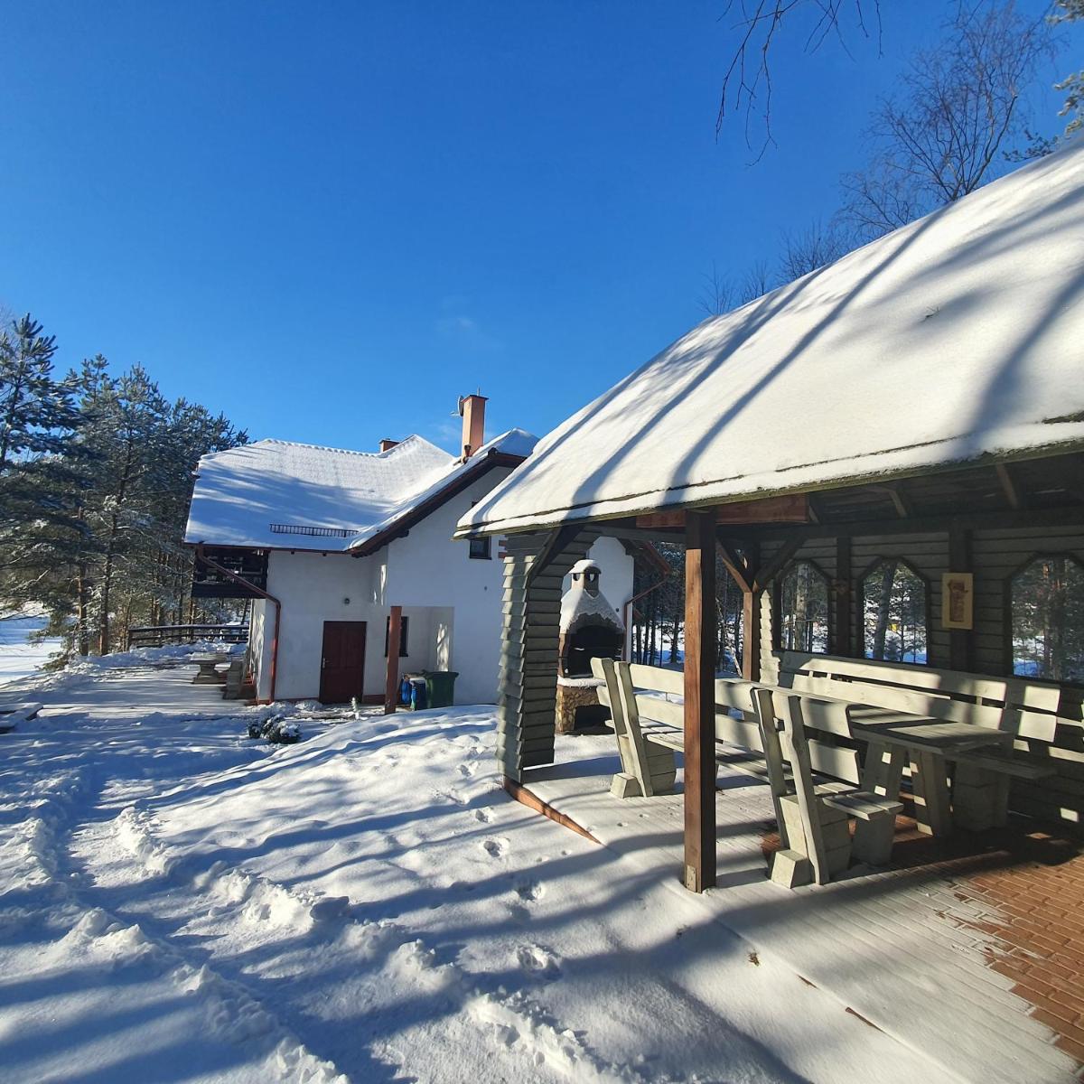 Agro Breza dom z kominkiem 80 metrów od jeziora - sauna, balia ogrodowa - Housity