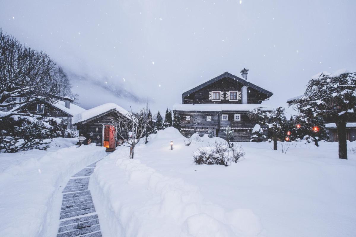 L'établissement Chalet-Hôtel Hermitage en hiver