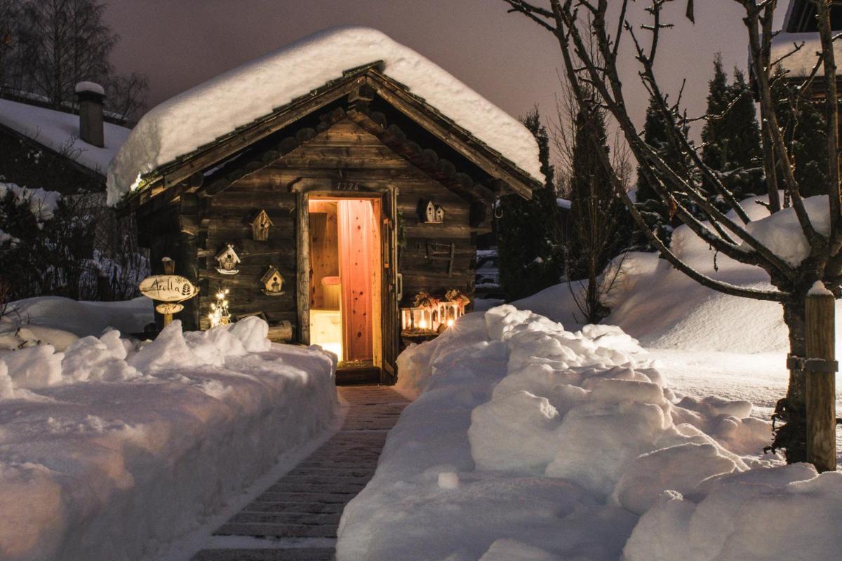 L'établissement Chalet-Hôtel Hermitage en hiver