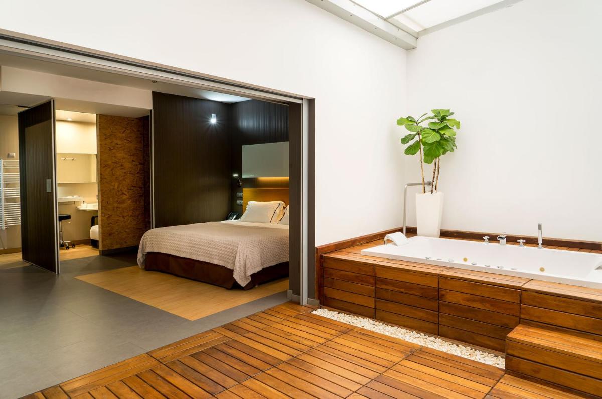 Cama o camas de una habitación en Hotel Spa La Casa del Rector Almagro