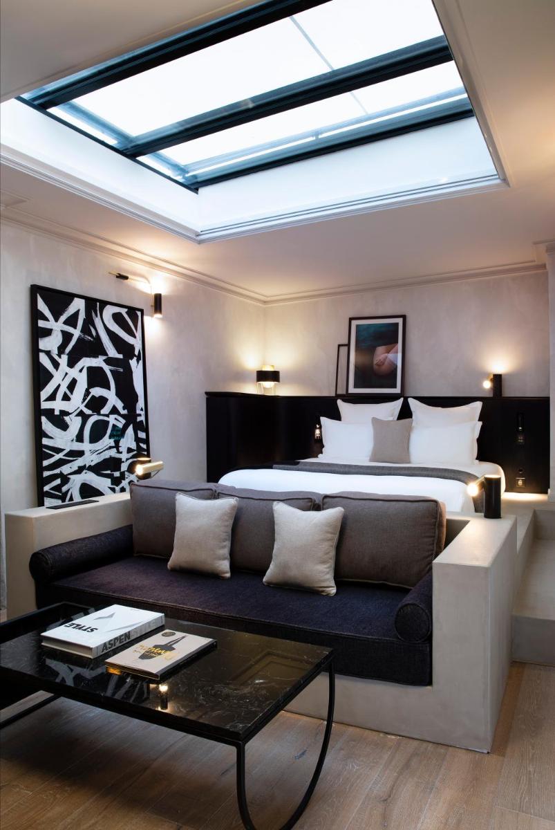 Coin salon dans l'établissement Maison ELLE Paris